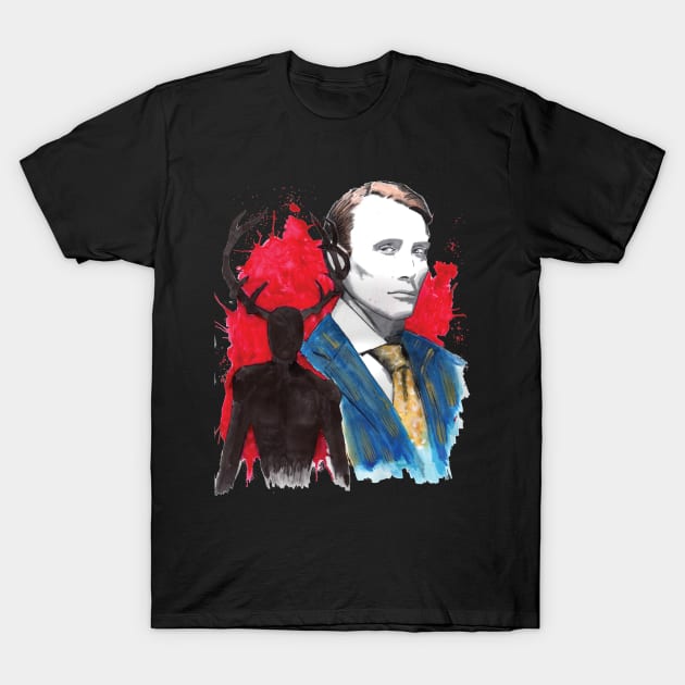 HANNIBAL THE CANNIBAL T-Shirt by CinemApocalypse